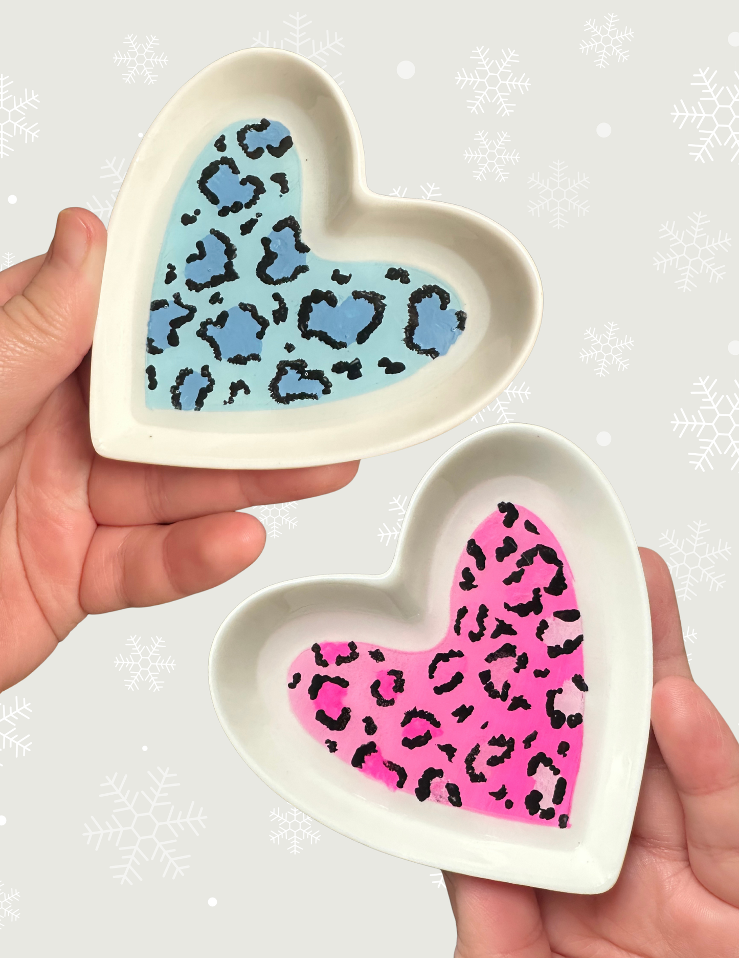 Heart Leopard Jewelry Dish