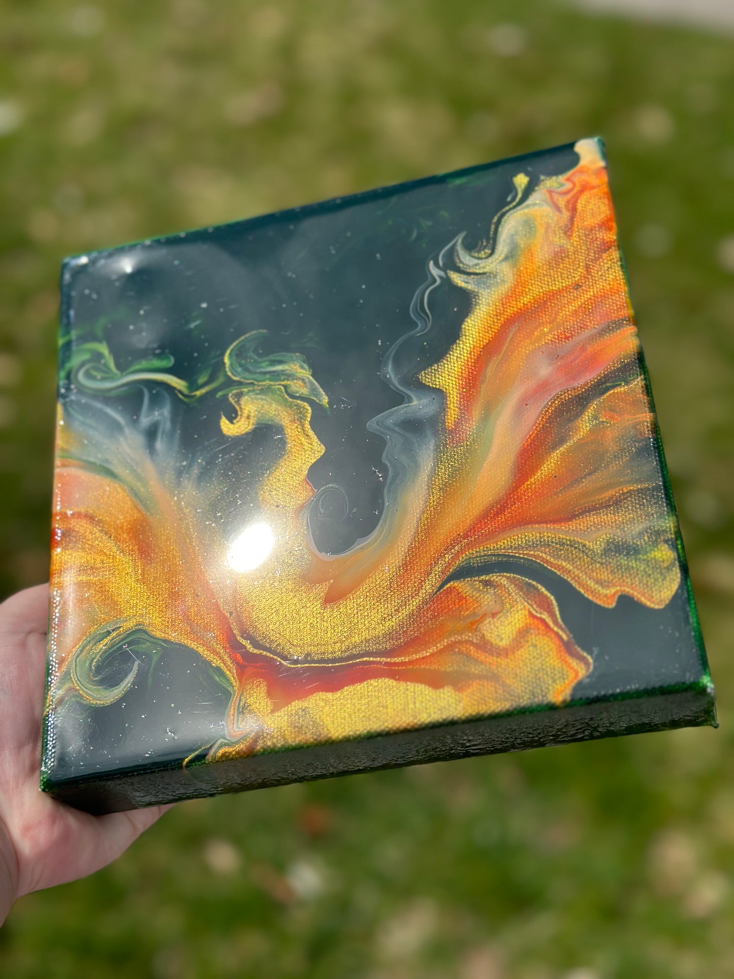 Dragon Wings - 8"x8"