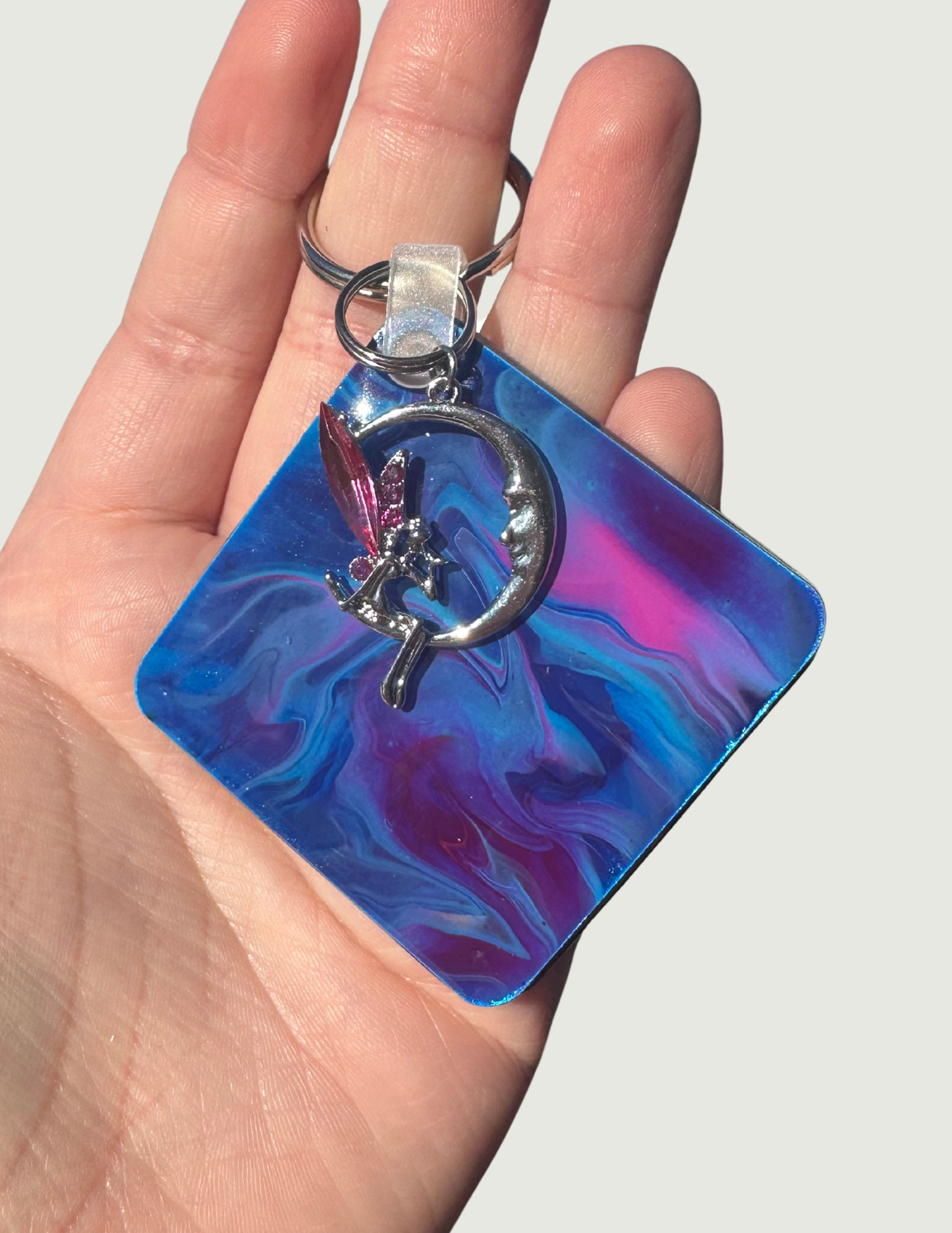 Fairy & Moon Keychain
