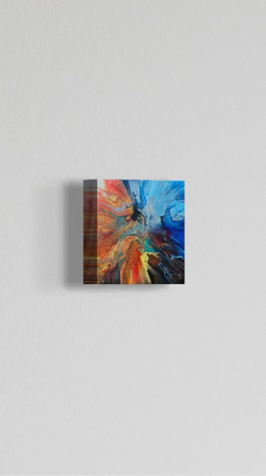 The Colliding - 8"x8"