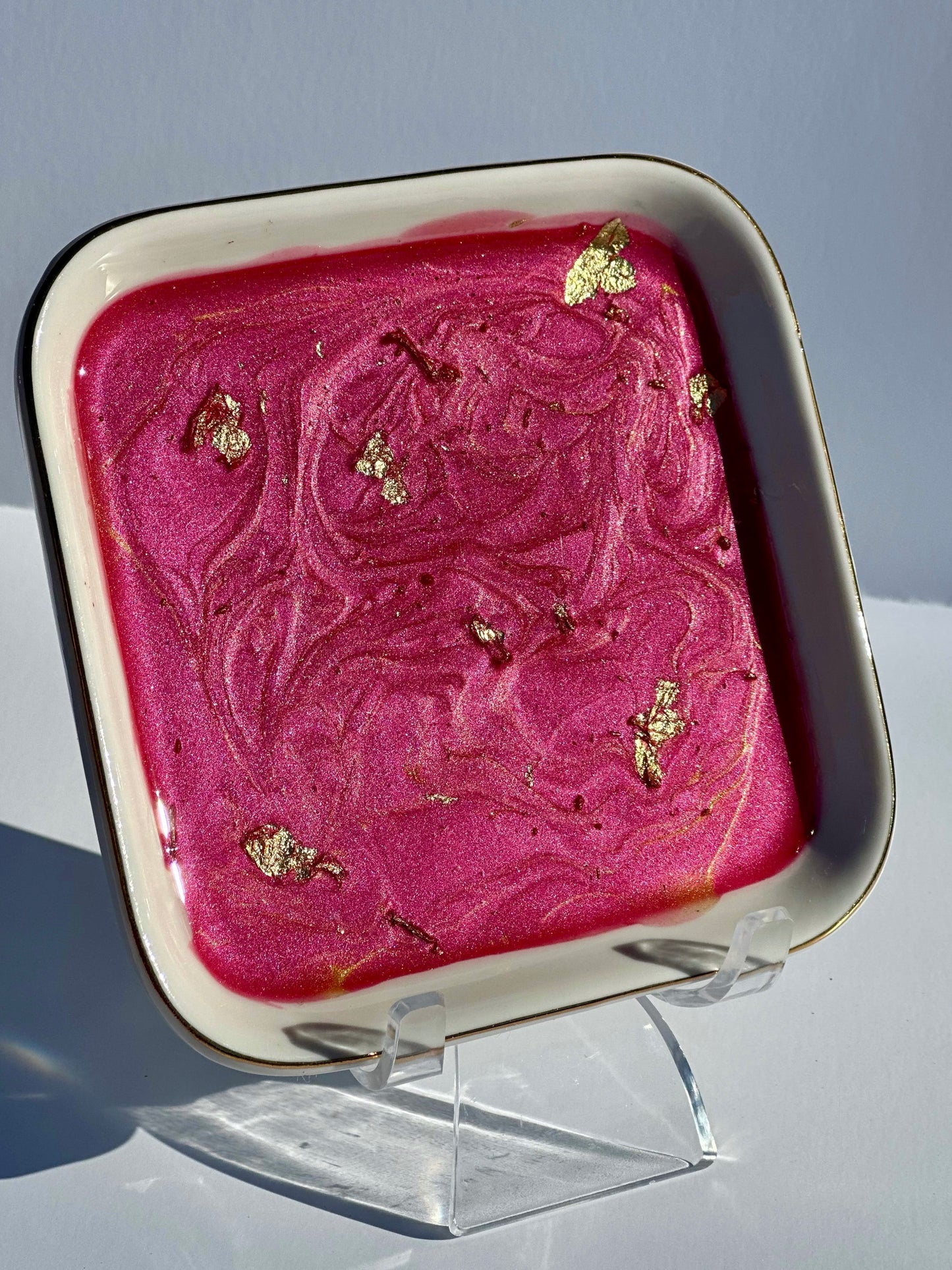 Jewlery Dish - HotPink #7