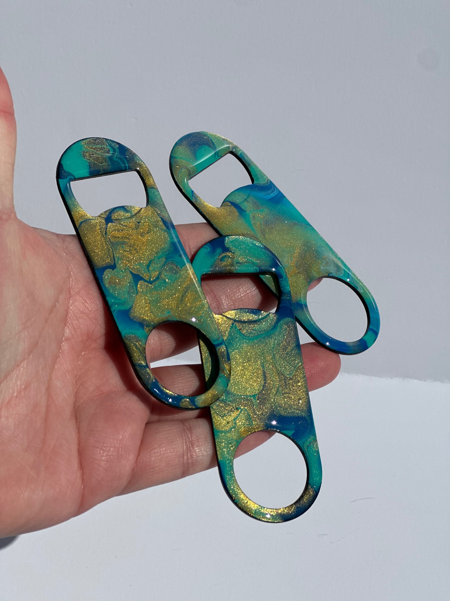 Blue Mini Mag Bottle Openers (Multiple Variations)