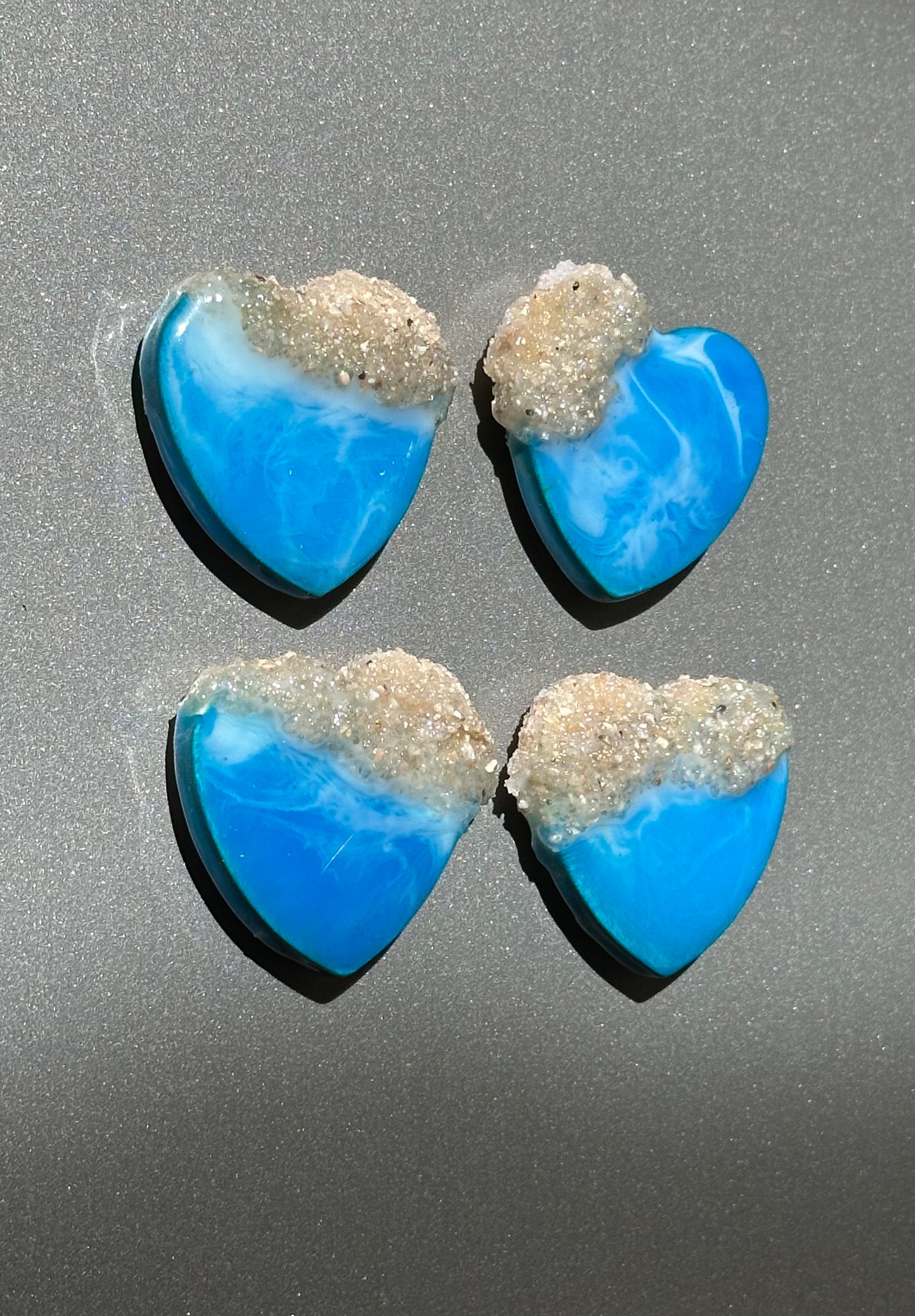 4pc Magnet Set - Ocean Hearts