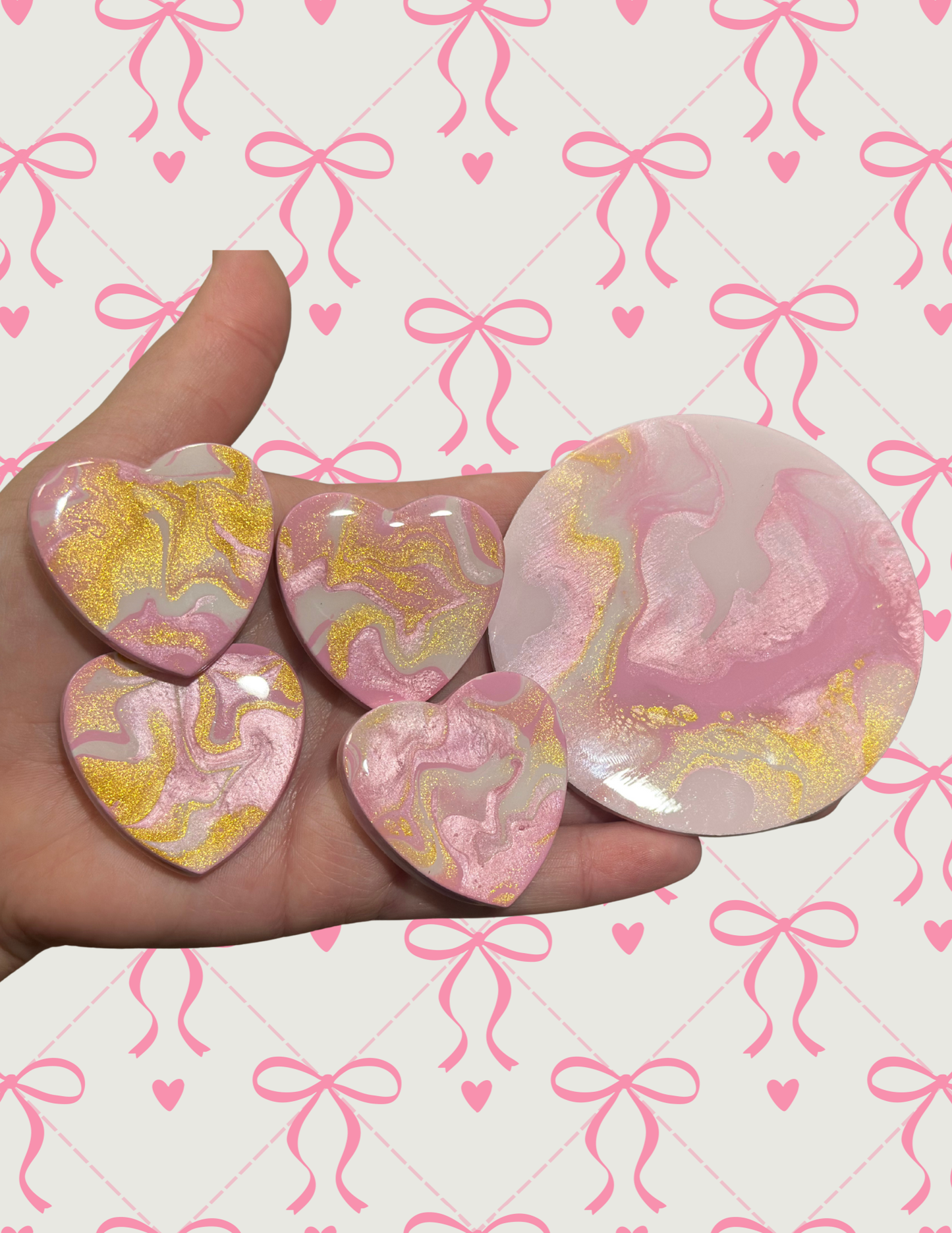 5pc Magnet Set - Pink