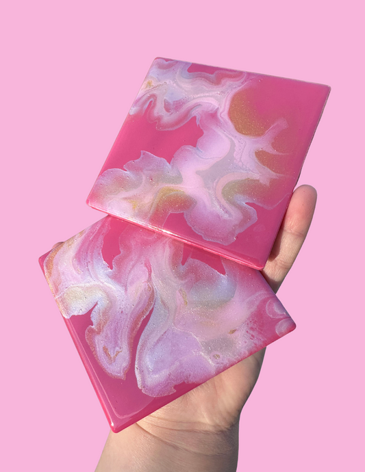 2pc Coaster Set - True Love