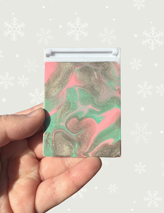 Pink/Green Compact Mirror