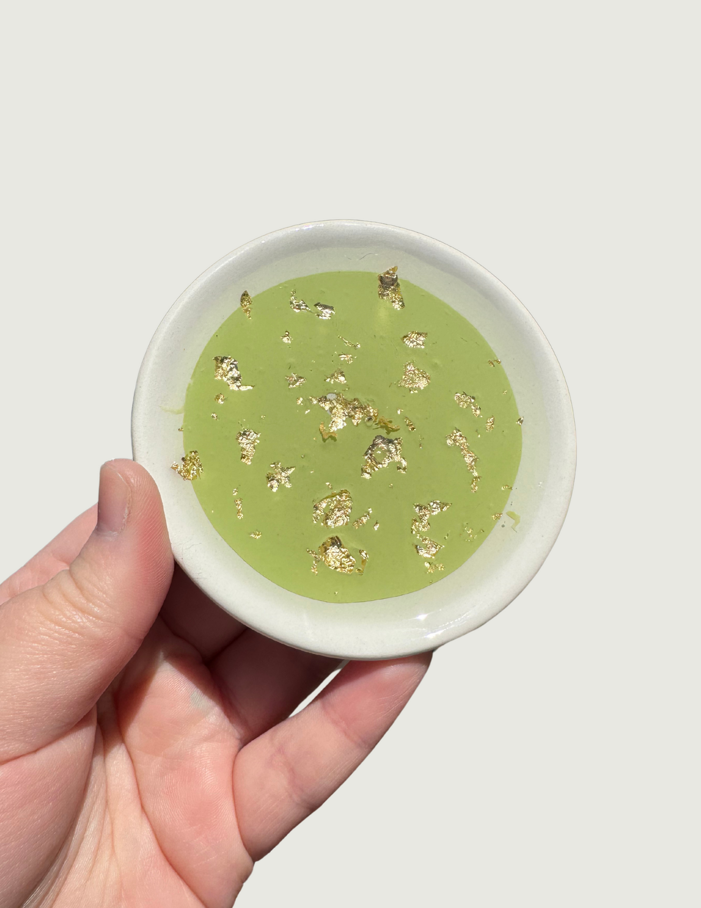 Mini Jewelry Dish - Lime Green