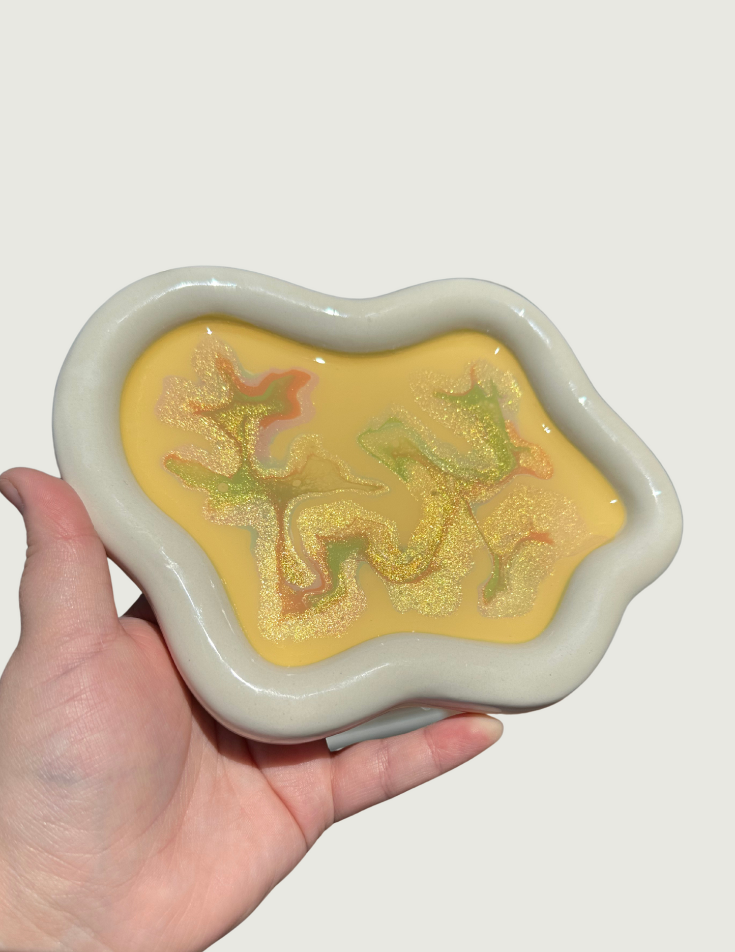 Cloud Jewelry Dish - Sunshine Yellow