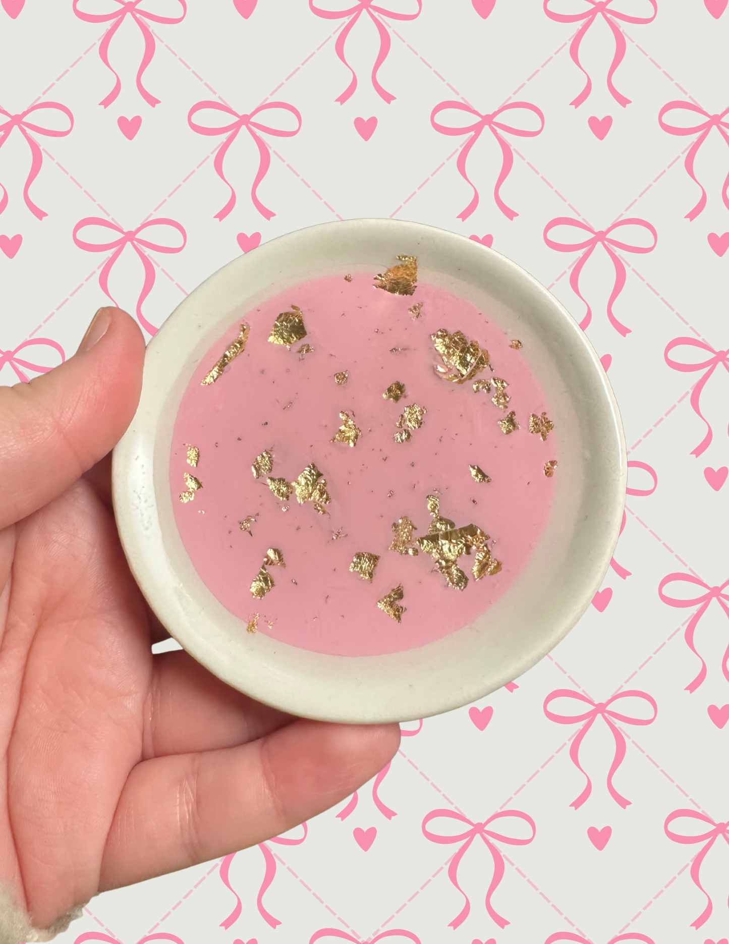Mini Jewelry Dish - Baby Pink
