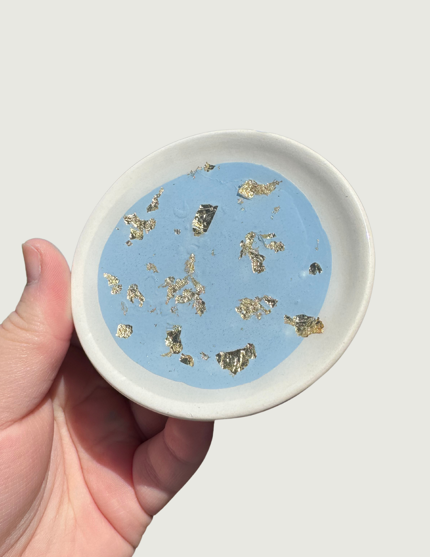 Mini Jewelry Dish - Baby Blue