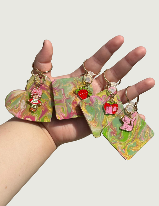 Strawberry Shortcake Bag Charms