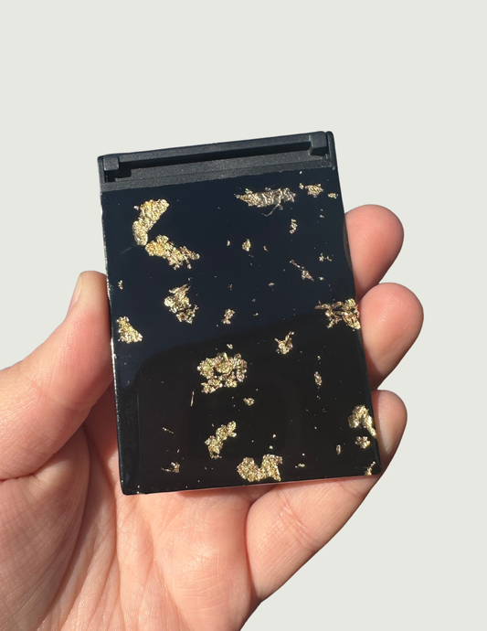 Black Compact Mirror