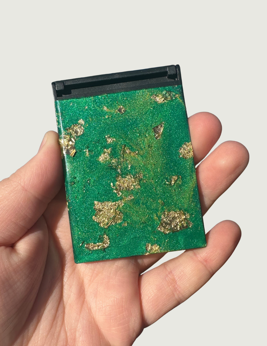 Emerald Compact Mirror