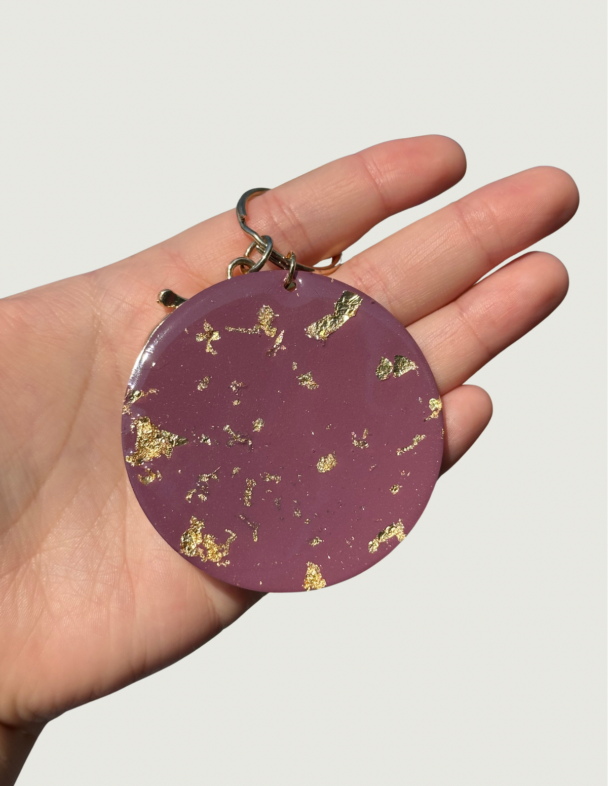 Mauve Keychain