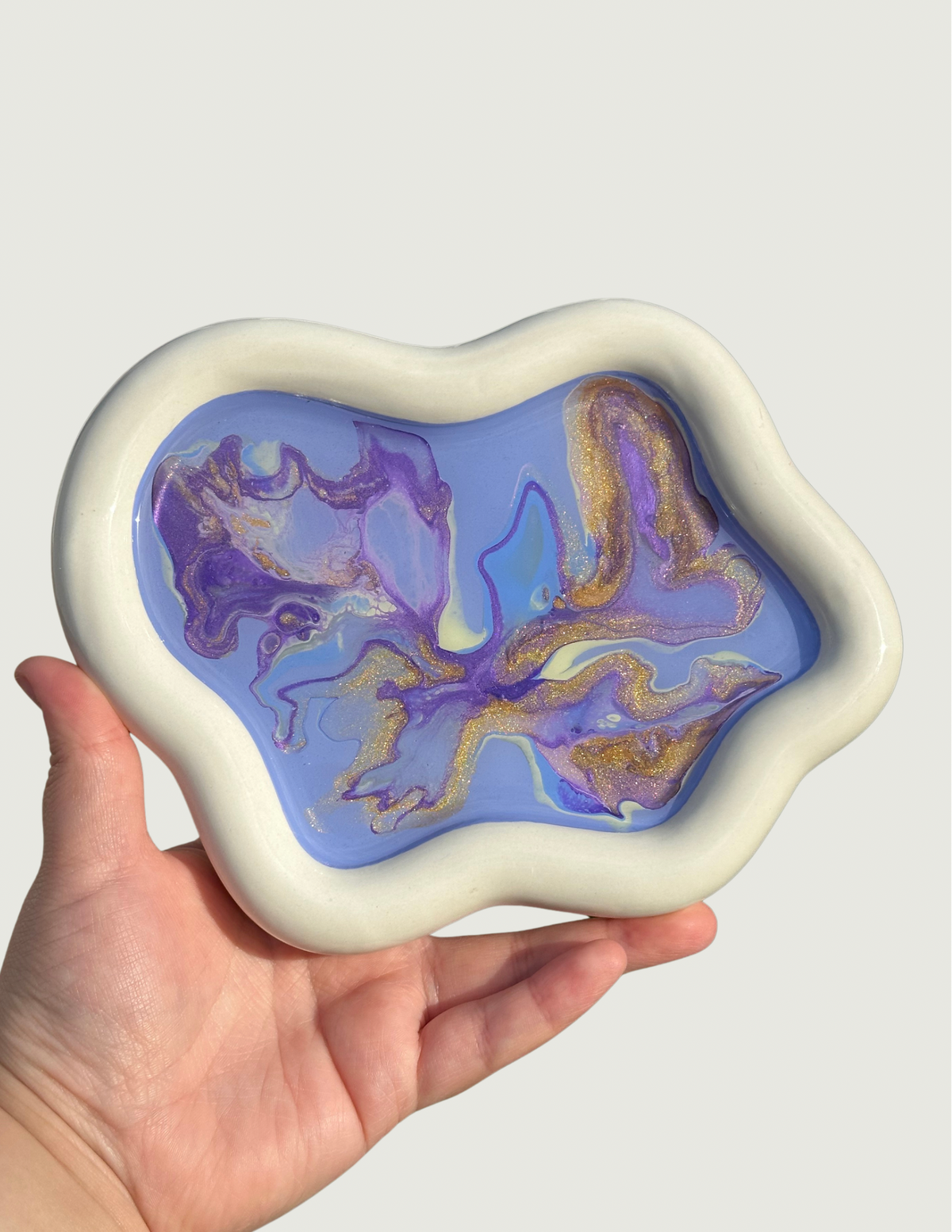 Cloud Jewelry Dish - Purple