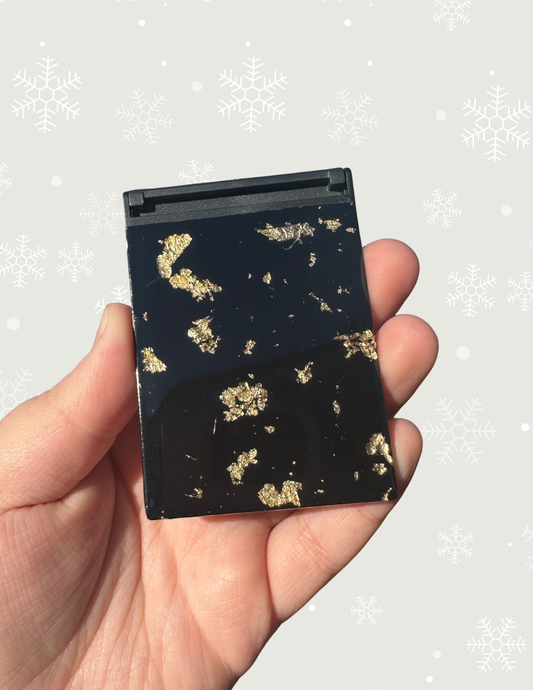 Black Compact Mirror