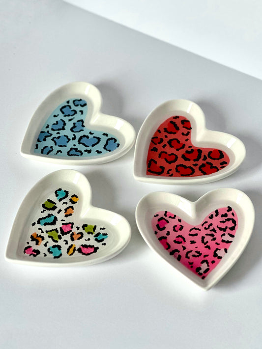 Leopard Mini Heart Dish