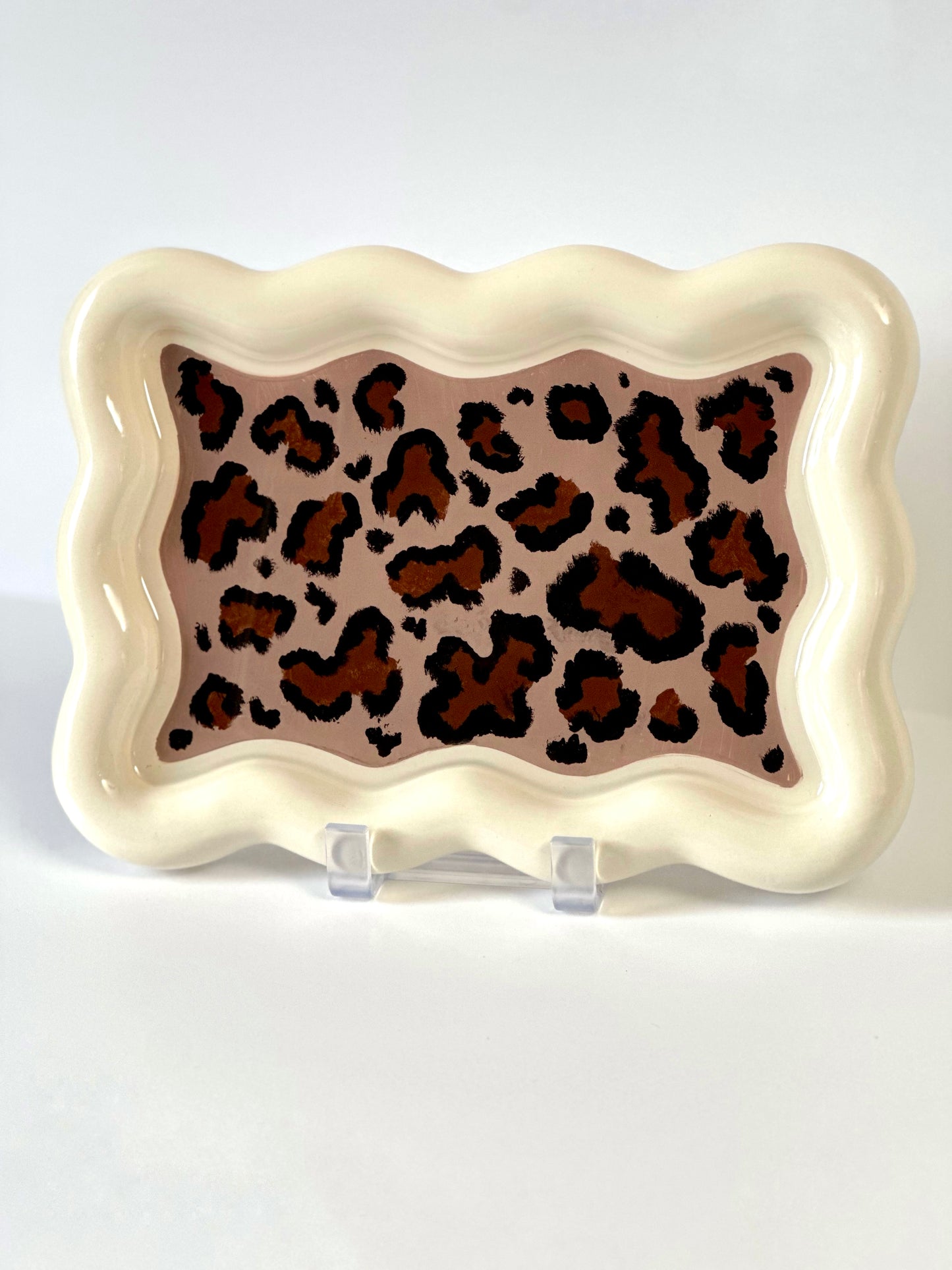 Leopard Large Accessory Tray