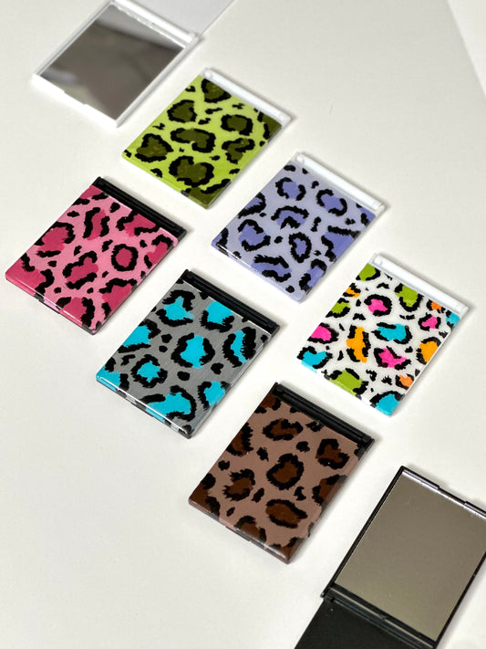 Leopard Compact Mirror